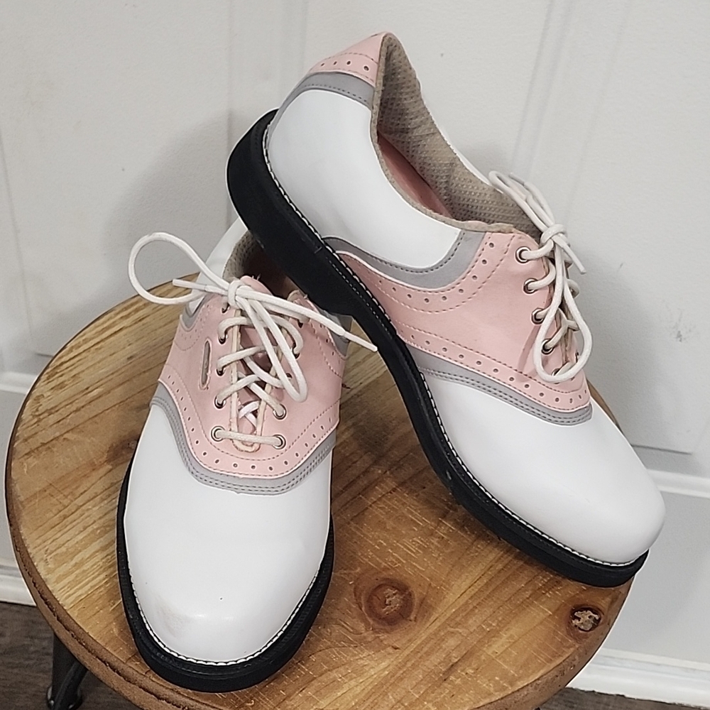 Top Flite Doral Athletic Pink and White Women's Golf Shoes